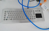 سطح المكتب المعدن IP65 معدل لوحة المفاتيح للماء مع لوحة اللمس 395x135 ملم اللوحة الأمامية
