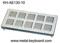دليل الاهتزاز 10 مفاتيح لوحة المفاتيح المعدنية الصناعية PS2 لوحة المفاتيح الصناعية كشك