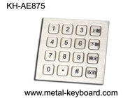 صدمات القوية 16 مفاتيح الفولاذ المقاوم للصدأ لوحة المفاتيح الرقمية مع أعلى لوحة تصاعد