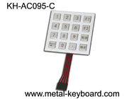 نظام التحكم في الوصول الفولاذ المقاوم للصدأ لوحة المفاتيح 4x4 مصفوفة، المخرب دليل لوحة المفاتيح