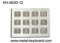 وعرة الفولاذ المقاوم للصدأ الرقمية لوحة المفاتيح الصناعية في 3 × 4 مصفوفة 12 مفاتيح