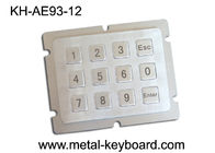 مخرب برهان رقمي معدن لوحة مفاتيح مع 12 مفتاح في 4 X 3 مصفوفة ل يصعد كشك