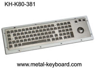 80 مفاتيح IP65 تصنيف المعادن لوحة المفاتيح الصناعية مع كرة التتبع الماوس ولوحة المفاتيح الرقمية