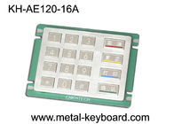 المضادة - صدئ الفولاذ المقاوم للصدأ لوحة رقمية جبل لوحة المفاتيح في 4x4 مصفوفة 16 مفاتيح