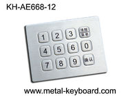 الفولاذ المقاوم للصدأ البسيطة 12 مفاتيح معدنية رقمية لوحة المفاتيح لآلة البيع