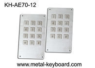 الصناعية الفولاذ المقاوم للصدأ كشك لوحة المفاتيح مع 12 مفاتيح / 7 دبوس موصل