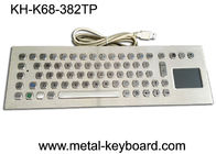 الكمبيوتر لوحة المفاتيح الصناعية مع لوحة اللمس، 70 مفاتيح لوحة المفاتيح للماء مع لوحة اللمس