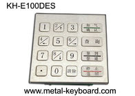لوحة مفاتيح أمان صلبة من الفولاذ المقاوم للصدأ دخول 16 مفتاحًا في مصفوفة 4x4
