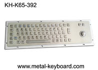 65 مفتاح لوحة مفاتيح الكمبيوتر الصناعية مع لوحة جبل كرة التتبع