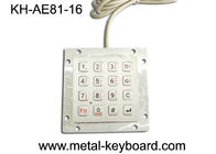 المضادة - المخرب لوحة المفاتيح المعدنية كشك IP65، 16 مفتاح لوحة المفاتيح مانعة لتسرب الماء