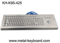 وعرة لوحة المفاتيح المعدنية الصناعية سطح المكتب مع كرة التتبع