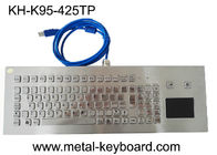 PS / 2 USB سطح المكتب IP65 لوحة المفاتيح الفولاذ المقاوم للصدأ