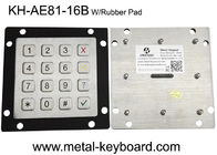 PS / 2 4X4 Layout لوحة مفاتيح معدنية متينة FCC للكشك