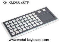 PS / 2 45keys 5VDC لوحة مفاتيح معدنية مع لوحة اللمس