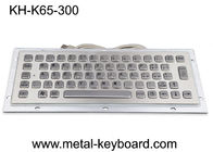 لوحة مفاتيح سلكية 65 مفتاحًا من الفولاذ المقاوم للصدأ PS / 2 مقاس 300 × 110 ملم