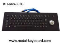 لوحة مفاتيح PS / 2 PC معدنية مع كرة التتبع بالليزر