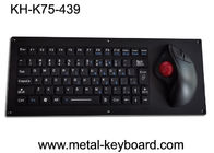 لوحة مفاتيح صناعية ليزر 5VDC مريحة مع كرة التتبع FCC USB