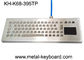 Waterproof Ruggedized Keyboard , Metal Computer Keyboard With Stand Alone Design
