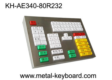 80 مفاتيح لوحة المفاتيح الميكانيكية مع لوحة معدنية لمنطقة النقل