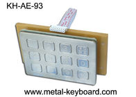 المعادن الصناعية 12 مفاتيح معدنية رقمية لوحة المفاتيح، باب الدخول لوحة المفاتيح المضادة-- المخرب