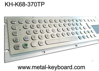 Stainless Steel Panel mount industrial pc keyboard with touchpad