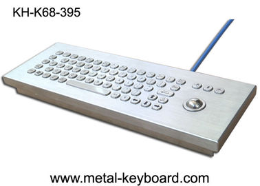 ip65 المعادن الصناعية وعرة لوحة المفاتيح مع كرة التتبع، لوحة مفاتيح الكمبيوتر المكتبي
