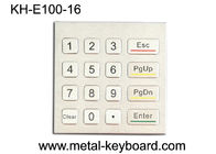 10mA لوحة مفاتيح للتحكم في الوصول مقاومة للماء وعرة 16 مفتاح لوحة مفاتيح رقمية من الفولاذ المقاوم للصدأ