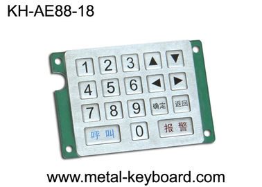 تخصيص لوحة المفاتيح المعدنية لوحة المفاتيح الرقمية مع وعرة مادة الفولاذ المقاوم للصدأ